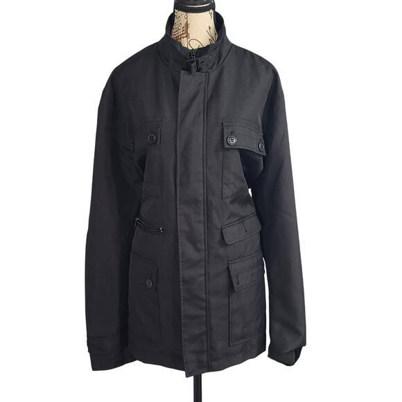 Kenneth Cole Reaction Utility raincoat black Size XL Matrix performance Classic - Picture 1 of 8